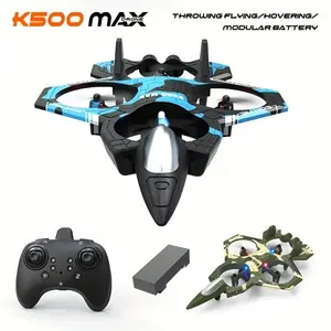 New upgraded version Remote-Controlled Jet Fighter Toy for Kids   Plastic and foam material selection Planes with LED Lights Altitude Hold, 360° Flips and Stunt Rotations  Adjustable Speed for Boys Girls  Indoor & Outdoor Funmatch 2 Batteries–Perfect Gift