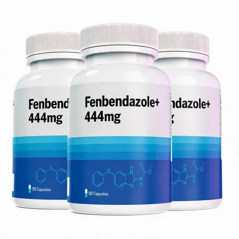 3 bottles Fenben 444 mg | 90 Count | 99% Purity | Lab Tested Supplement Fitness