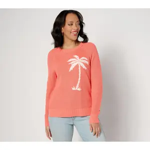 Belle Beach by Kim Gravel Palm Springs Shaker Knit Sweater