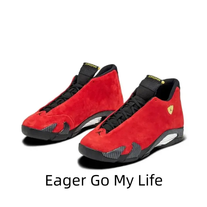 When your shoes match your ambition: Eager and ready to go!