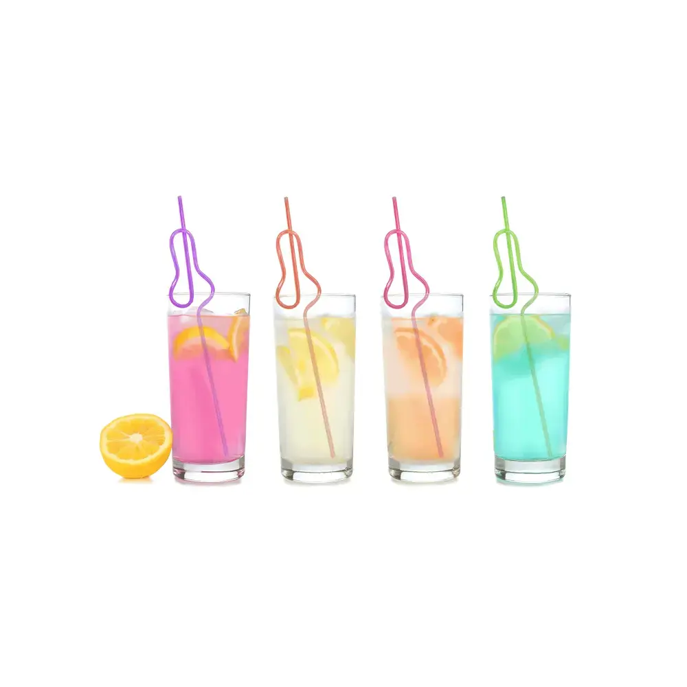 Glitterati Silly Penis Straws - Bachelorette Party - Single