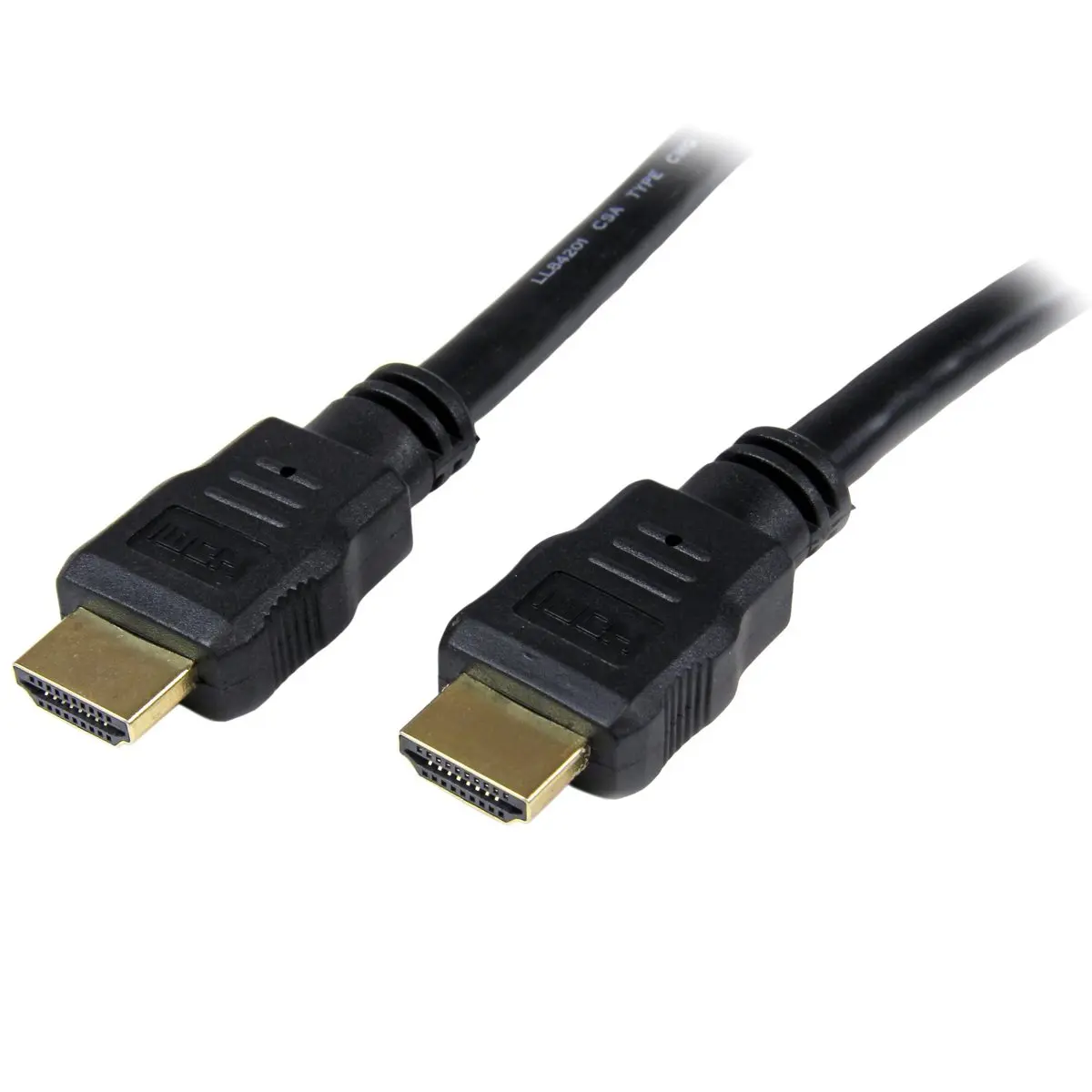 StarTech.com 2m 4K High Speed HDMI Cable - Gold Plated - UHD 4K x 2K - Premium HDMI Video Cable for Your TV, Monitor or Display (HDMM2M),Black