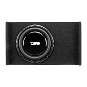 DS18 DS-EN-DF10 10 in Shallow Down-Fire Car Subwoofer Enclosure for Automotive Car Audio Systems