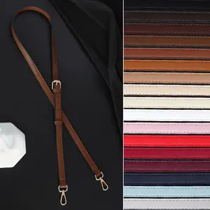 High quality leather bag strap Punch-free crossbody bag strap replacement adjustable strap for bag
