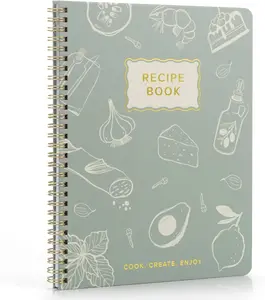 Elegant Recipe Book for 100+ Cherished Meals - Spacious Notebook to Write In Your Own Recipes - Beautiful Blank Cookbook for Seamless Homemade Dish Planning