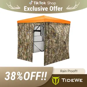Tidewe VisMaster 270° Pop-Up Ground Blind (No-Trip Door)