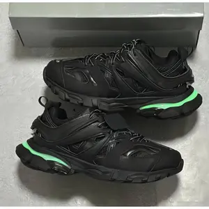 2026 LED-lit  Track3.0 dad shoes for men and women, trendy ins shoes for couples, versatile height-increasing shoes sneaker athletic