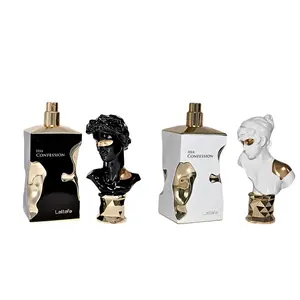 Lattafa Perfumes | His & Her Confession | Women's & Men's | 3.4 oz Per Bottle | Amber - Warm & Spicy | Sweet