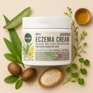 5-in-1 Eczema Cream for Babies, Kids & Adults | Colloidal Oatmeal Lotion for Dry, Itchy Skin | Intensive Face & Body Moisturizer | Clinically Tested for Sensitive, Irritated Skin