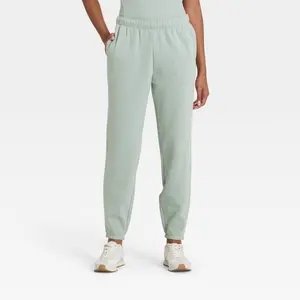 Women's Active Comfort Jogger Sweatpants - All In Motion Sage Green XS