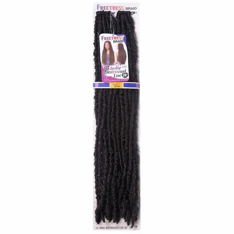 Freestress braid indie distressed loc
