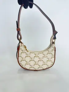 Pre-owned Celine Triomphe Mini Shoulder Bag D0055