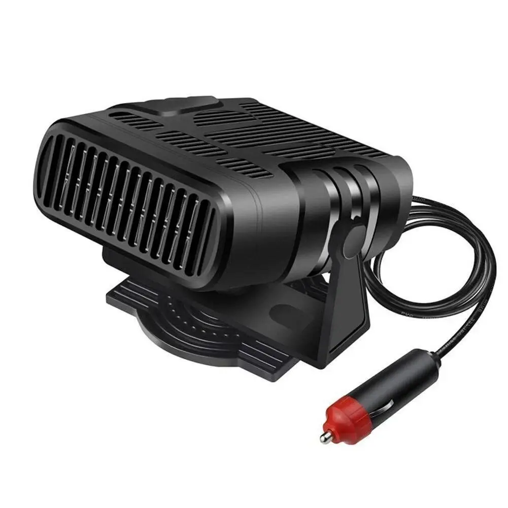 12V Portable Car Heater - 360-Degree Adjustable Angle, Anti-Fire ABS Material, All-Seasons Defroster, Adjustable & Portable Automotive Winter Heating Equipment