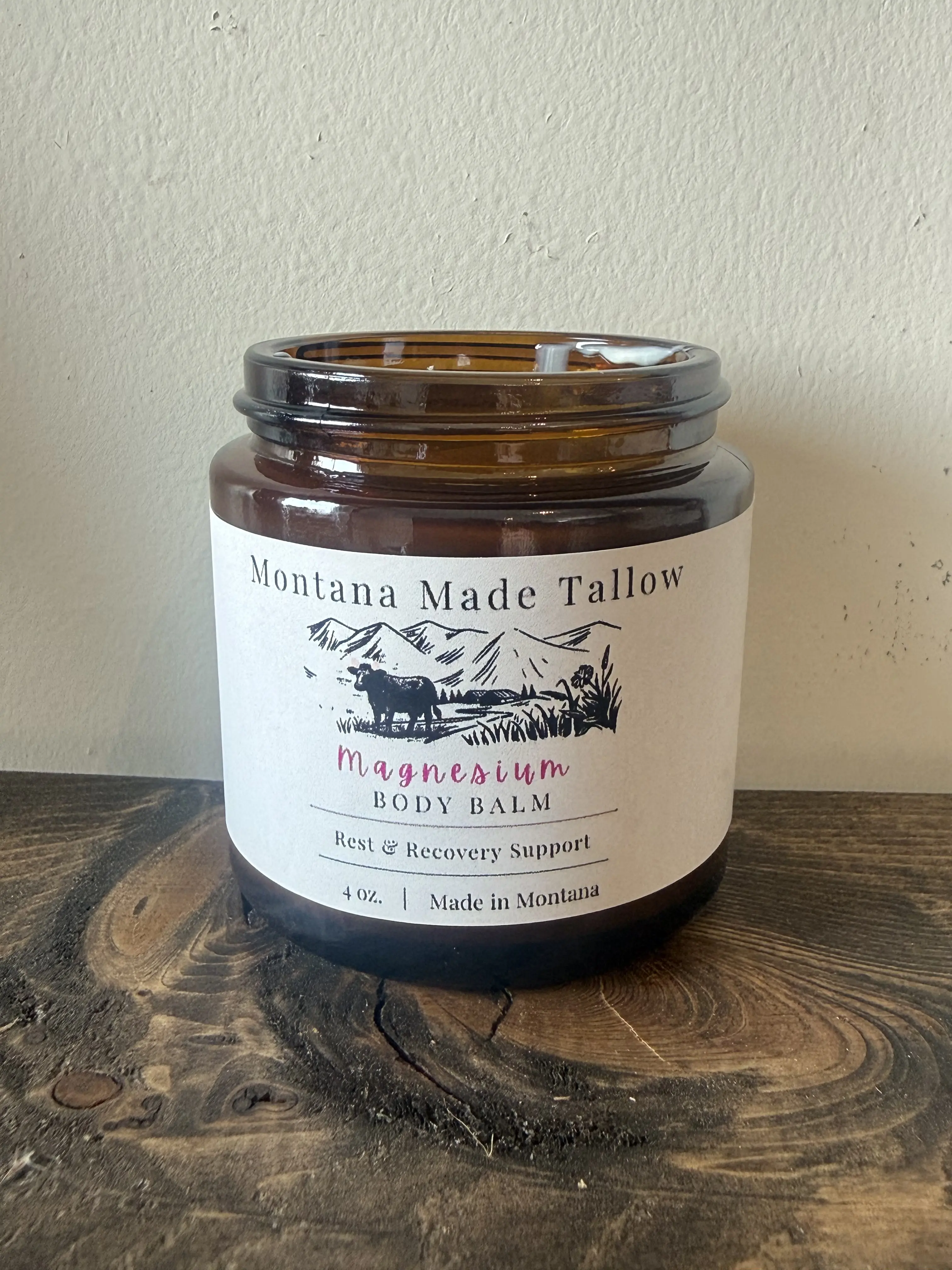 Magnesium Body Balm | Sleep & Recovery Tallow Balm