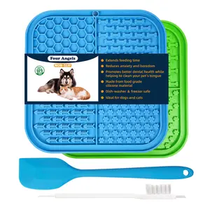 Lick Mat for Dogs， Licking Mats for Dog Anxiety Relief, Cat Peanut Butter Lick Pad for Boredom Reducer,Cat Licking Pad for Boredom-MSD