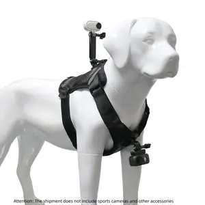 Gopro Dji Nano Sports Camera Dog Harness Straps Chest Back View Pet Vest Stabilizer Mount, Stable Shooting Accessory for Pets