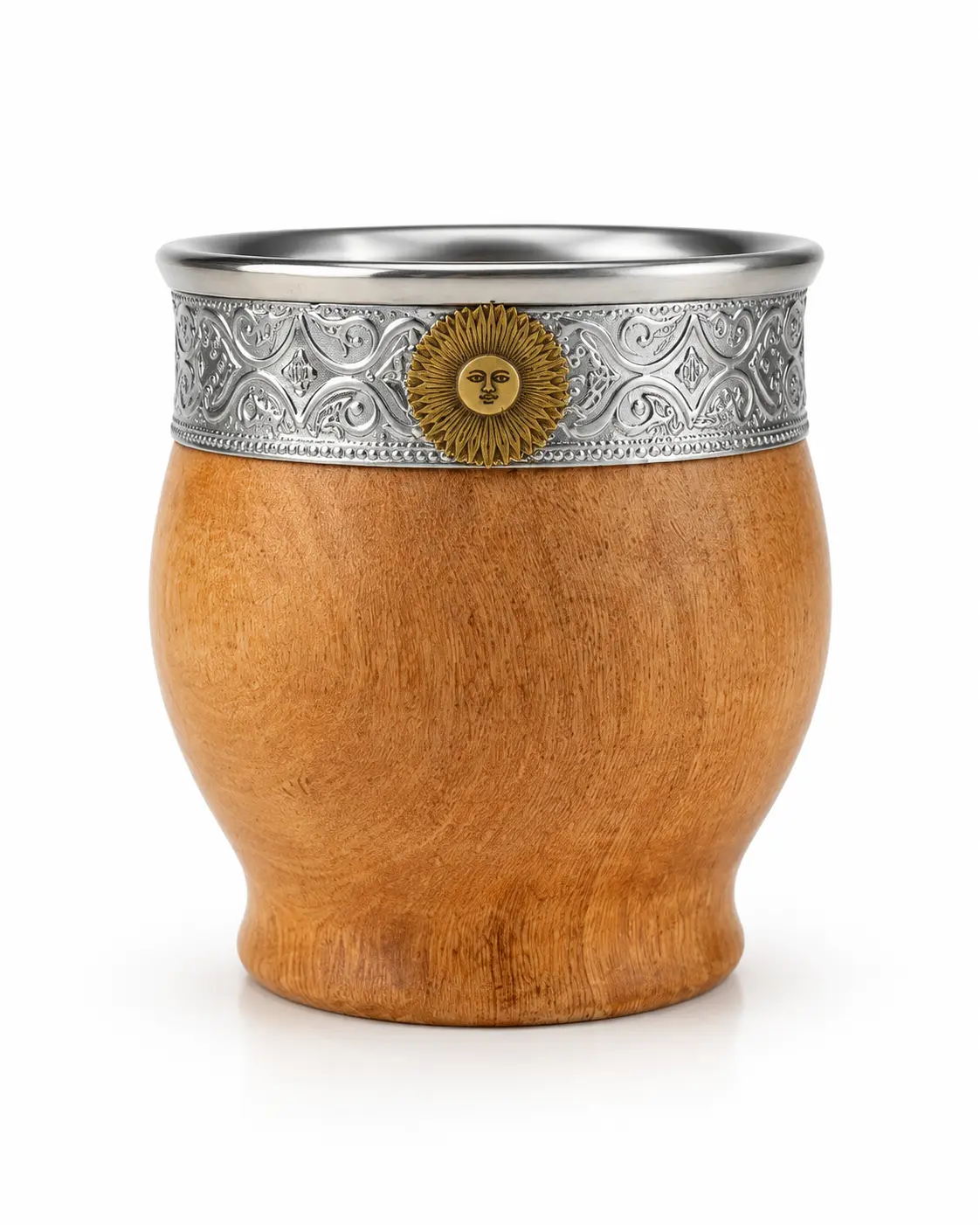 Terrava Algarrobo Wood Mate Cup | Handmade Argentine Mate & Bombilla
