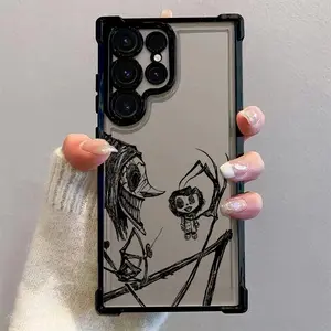 Cartoon C-CoralinesPhone Case Suitable for Samsung Galaxy S26 S25 S24 A57 A37 A07 A26 A36 A55 A35 A06 A16 A05 A14 A24 A34 A54 A15 A05S A25 A04e A04 S23 S22 S21 FE Ultra Plus Edge 4G 5G Anti Fall Transparent Soft Back Cover