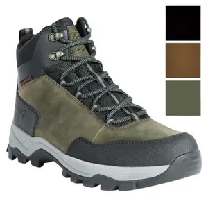 Rothco Scout 6 Inch All Terrain Hybrid Tactical Boots - Waterproof, TAA Compliant, Comfort Lock Fatigue Defense, Nylon Shank, Non-Slip Outsole Boot, Fashion Footwear, Walking Shoes Leather Boy Closed Worker