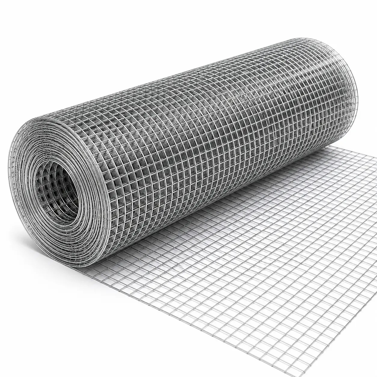 Hot-Dip Galvanised Welded Wire Mesh Fencing - Heavy-Duty Rust-Proof, Weatherproof for Agricultural, Commercial, Residential Use, Concrete Reinforcement, Garden Applications, Yard