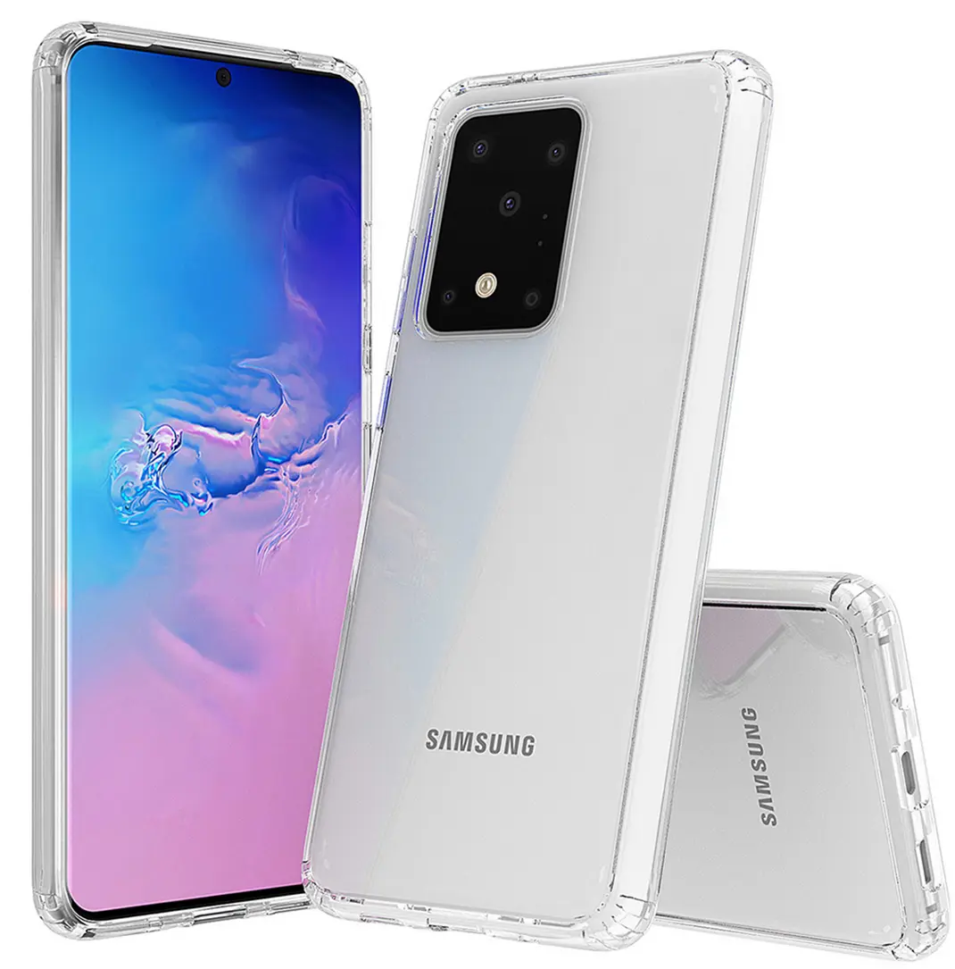 Case for Galaxy S20 Ultra, Clear [Aquaflex] Transparent Flexible TPU [Shock Absorbing] Cover for Samsung Galaxy S20 Ultra