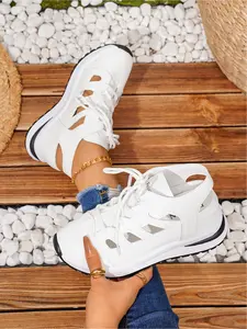 Women's Summer Breathable Hollow Out Dad Sandals Trendy Sandals Anti - Kick Toe Cap Thick Sole Elevator Shoes Suitable for Commuting and Shopping Casual Sandals Stylish Casual Sandals Fashionable Sandals