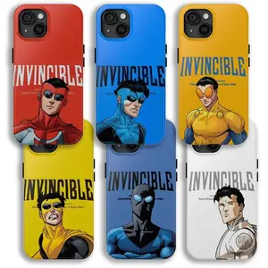 Inv!ncible iPhone Cases – Tough Phone Case, Ultimate Protection For iphone 17 16, 15, 14, 13, 12, 11, Pro Max Plus, Yellow, Red, Blue Phone Cases