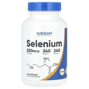 Nutricost Selenium, 200 mcg, 240 Capsules