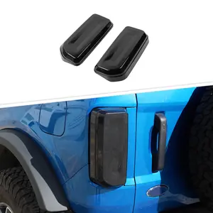LED Rear Tail Light Cover Trim, Car Accessories for 2021+ Ford Bronco Exterior, Accessories for Car, Perfect Fit, DIY Install LED Trim Vehicle Truck