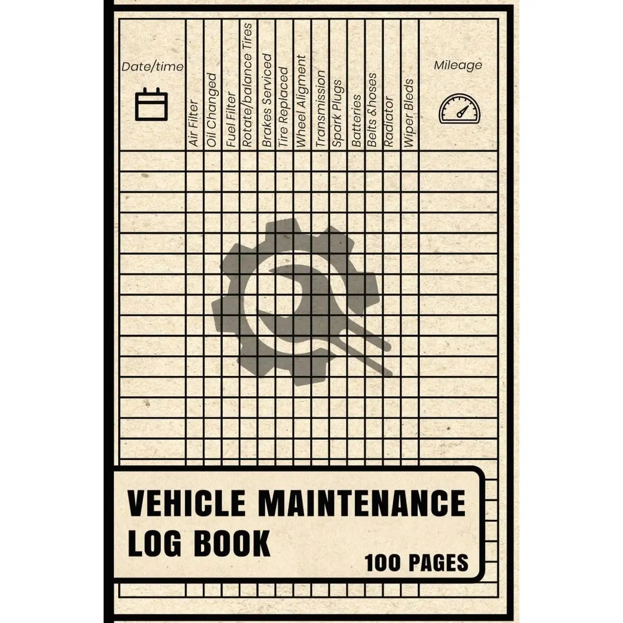 Vehicle Maintenance Log Book: Auto Service & Repair Record Journal for Cars, Trucks, and SUVs - Track Oil Changes, Tire Rotations, Mileage, Repairs & ... for Personal and Commercial Vehicles Paperback – May 6, 2025