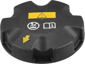Radiator Coolant Reservoir Expansion Tank Cap Fit for  328i 2007-2016 330i 2016-2018 No.17117521071 - Pack of 1 Black