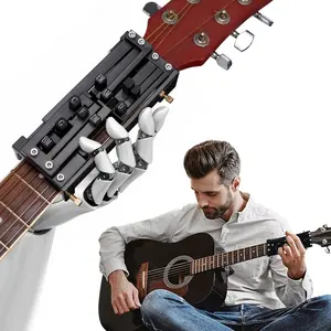 Pogolab Guitar Chord Presser - Ultimate Guitar Chord Trainer & Learning Tool | Guitar Fingertip Protector for Beginners | Universal Fit for 36/41 Inch Acoustic Guitars,Guitar Made Easy - Chord Presser for Tender Fingers