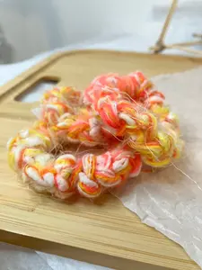 Peach Ring Crochet Scrunchies 🍑