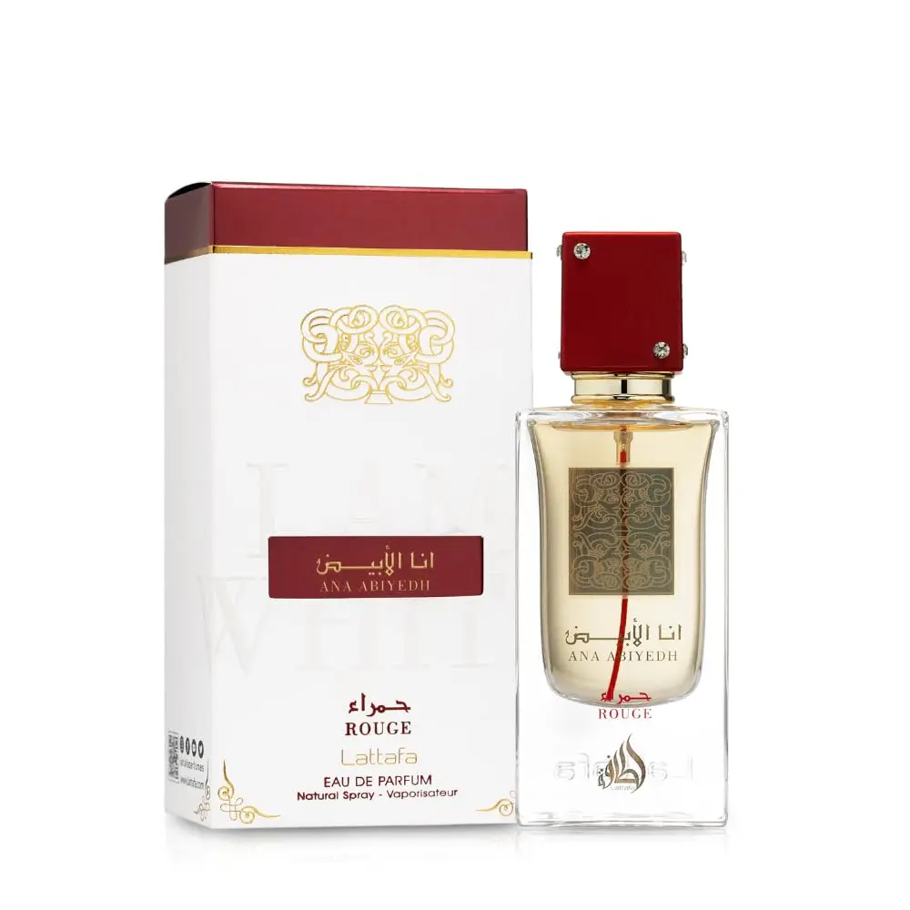 Ana Abiyedh Rouge EDP Perfume Unisex - 60ml Spray Edp Fragrance Lattafa Perfumes