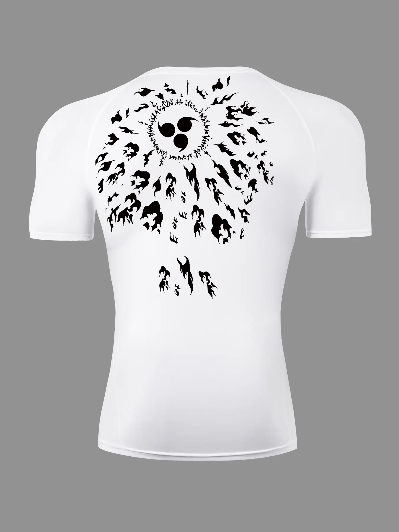Men's Sporty Tight-Fit Short Sleeve Tee, Summer Quick-Dry Elastic Fitness Training Running Shirt, H-Type Silhouette, Athletic Style Activewear, Fitness Clothes, Athletic Workout Clothing