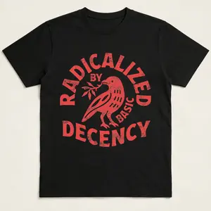 Radicalized By Basic Decency T-shirt, Activist Tee