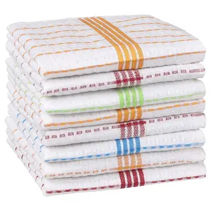 REGALWOVEN Reuseable Cleaning Cloths, Super Absorbent Cotton Cleaning Cloth Reuseable Cleaning Towels Lint Free Rags for House, Kitchen, Car, Window Gifts