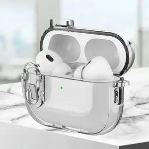 HarPods Pro 2 Waterproof Casing Transparent Case for Pods Durable Silicone