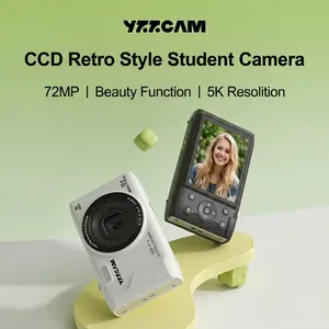 5K Ultra HD Digital Camera - 72MP Auto Focus Vlogging Camera with 2.8" Large Screen, WiFi Transfer 16X Zoom Compact Photography Camera S95 Pro