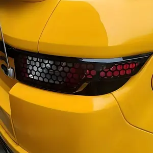 2PCS Honeycomb Texture Car Stickers, Car Decals, Decal For Cars, Waterproof, Easy To Apply, No Traces, Suitable for Car Taillights, Trucks, SUVs, Metal, Glass, Smooth Surface, DIY Self-adhesive, Rear Side Decal