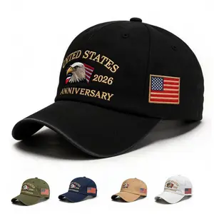 250th Anniversary Twill Baseball Cap Unisex Sun hat  Visor cap