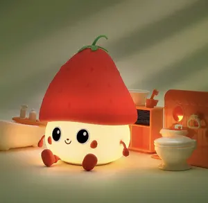 Strawberry Glow Light - Sweet LED Lamp for Home Improvement and Novelty Lighting