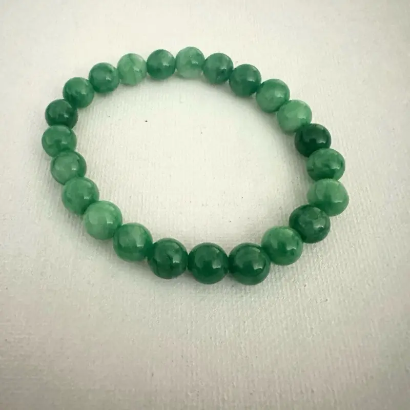 Producto #158- pulsera de bead de jade