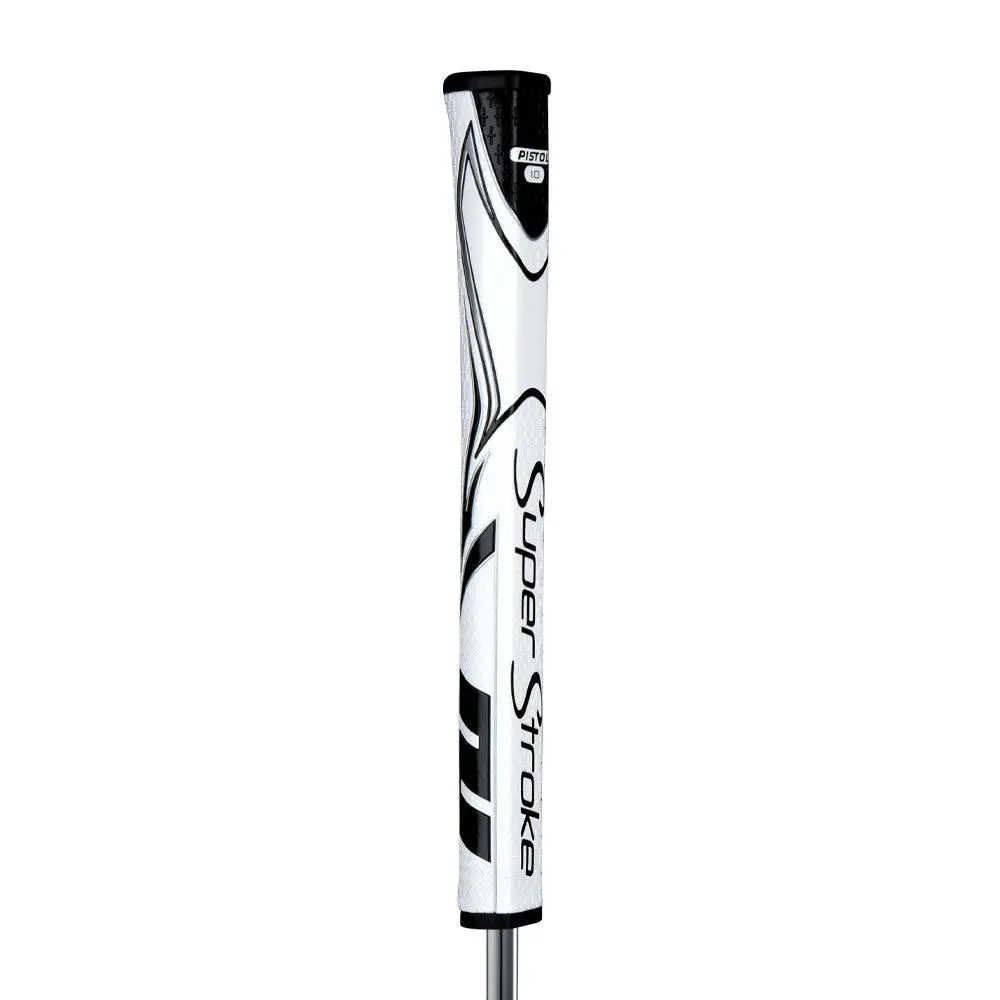 Zenergy Pistol 1.0 Putter Grip, No-Taper Golf Accessory with Locking Top for Even Pressure, 10.6" Long, 83g, Modern Classic, Multi-Size, Grip Golf Club Parts
