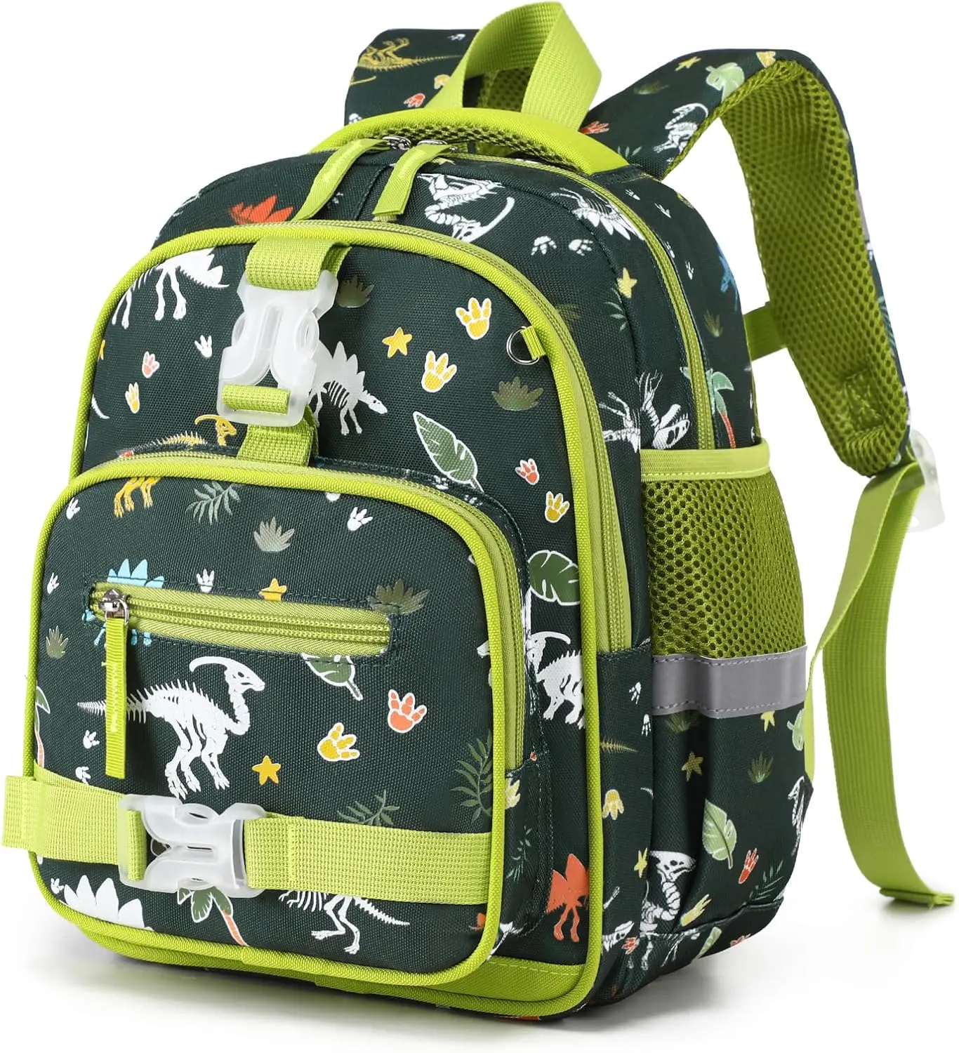 Toddler Backpack for Boys 2-4 - 12inch Luminous Mini Lightweight Boys Backpack for School Travel Daycare - Cute Small Kids Backpack for Toddler Kindergarten Boy Girls (12", Dinosaur)
