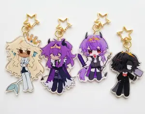 Universe MCYT Yt Translucent Acrylic Keychain, YT portable universe & lifesteal SMP