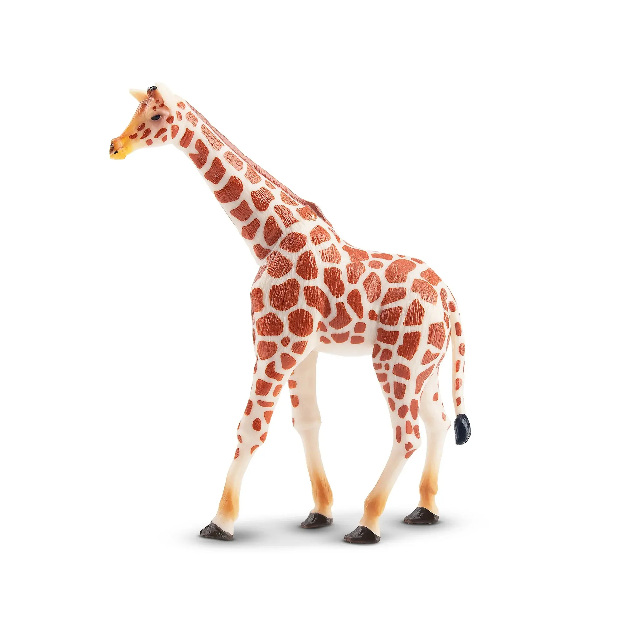 Toymany Hand-Painted Plastic Standing Giraffe Figurine - Realistic Unisex Animal Model, Ideal for Early Education, Montessori Sensory Play, Thoughtful Collectible Gift for Enthusiasts