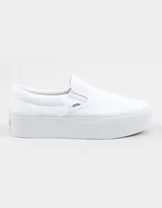 VANS Classic Slip-On Womens Platform Shoes