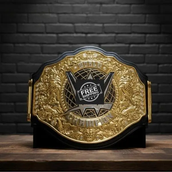 World Heavyweight Wrestling Championship Replica Title Belt 8mm Brass Adult Size Women's Undisputed Heavyweight Championship Belt