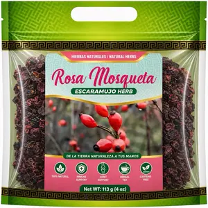 Rosa Mosqueta (Rosehip) Herbal Tea – Natural Escaramujo Herb, Caffeine-Free, Immune Support, Premium Loose Cut – 4oz